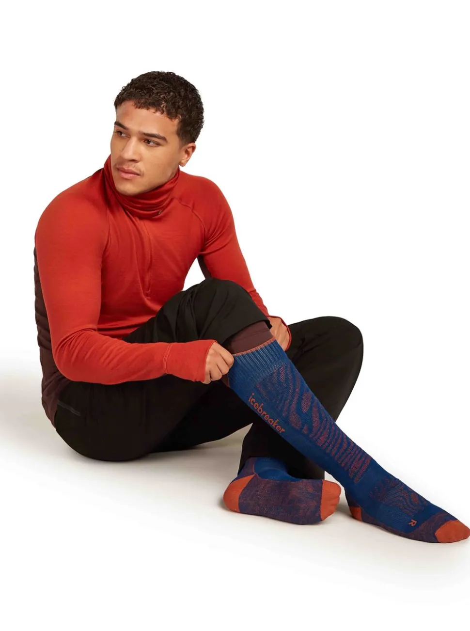 Merino Ski+ Medium OTC Mountain Contour Herr