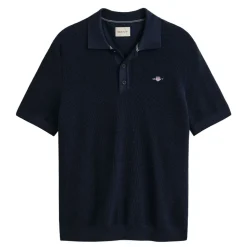 MICRO TEXTURED COTTON SS POLO HERR