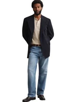 MICRO TEXTURED COTTON SS POLO HERR