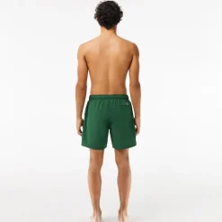 Mid Lenght Slogan Swim Trunks Herr