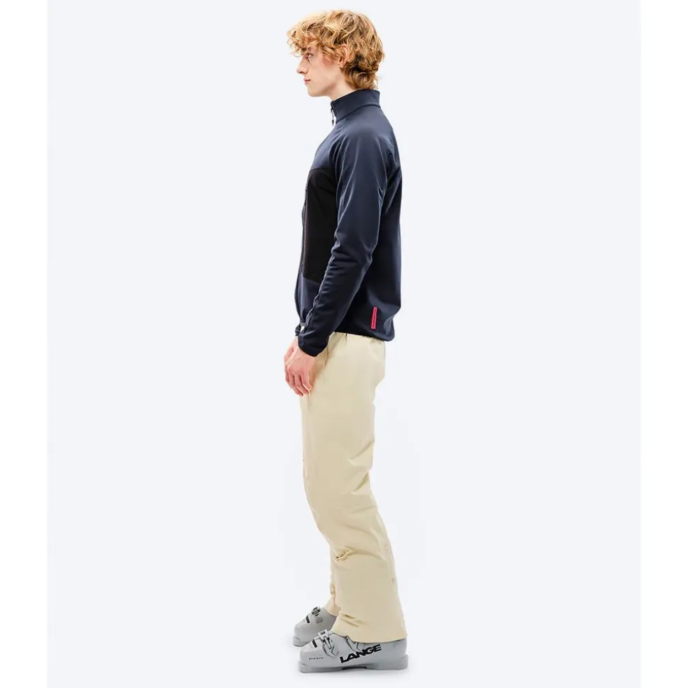 M-8 Techno Grid Fleece T-Neck Herr