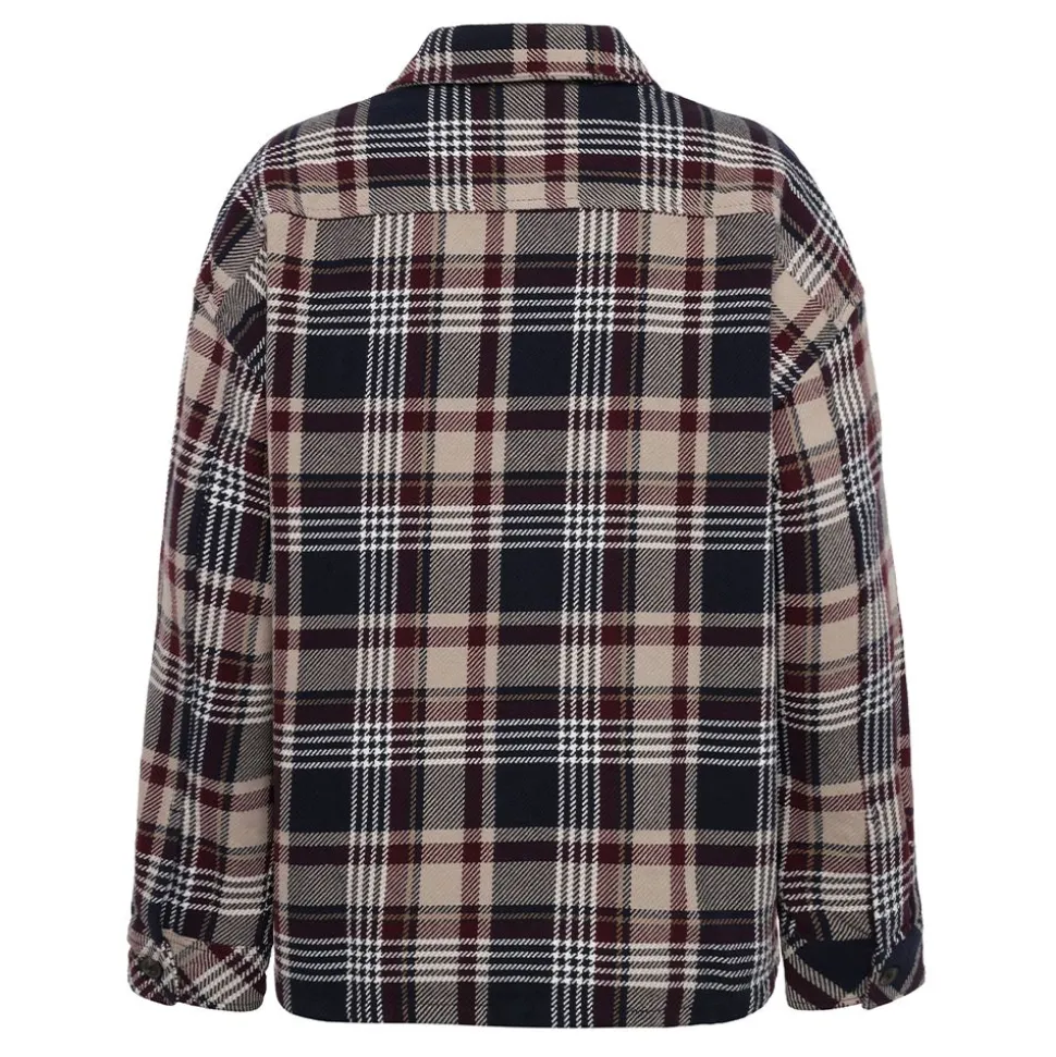 Organic Cotton Checked Flannel Overshirt GOTS dam
