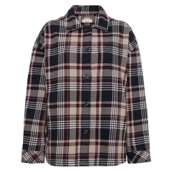Organic Cotton Checked Flannel Overshirt GOTS dam