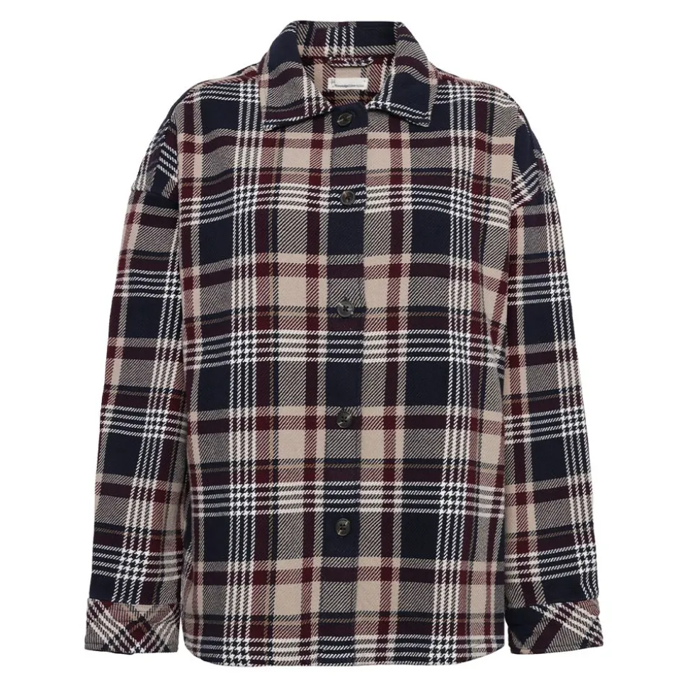 Organic Cotton Checked Flannel Overshirt GOTS dam