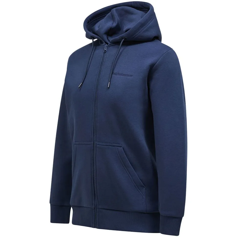 Original Small Logo Zip Hood Herr