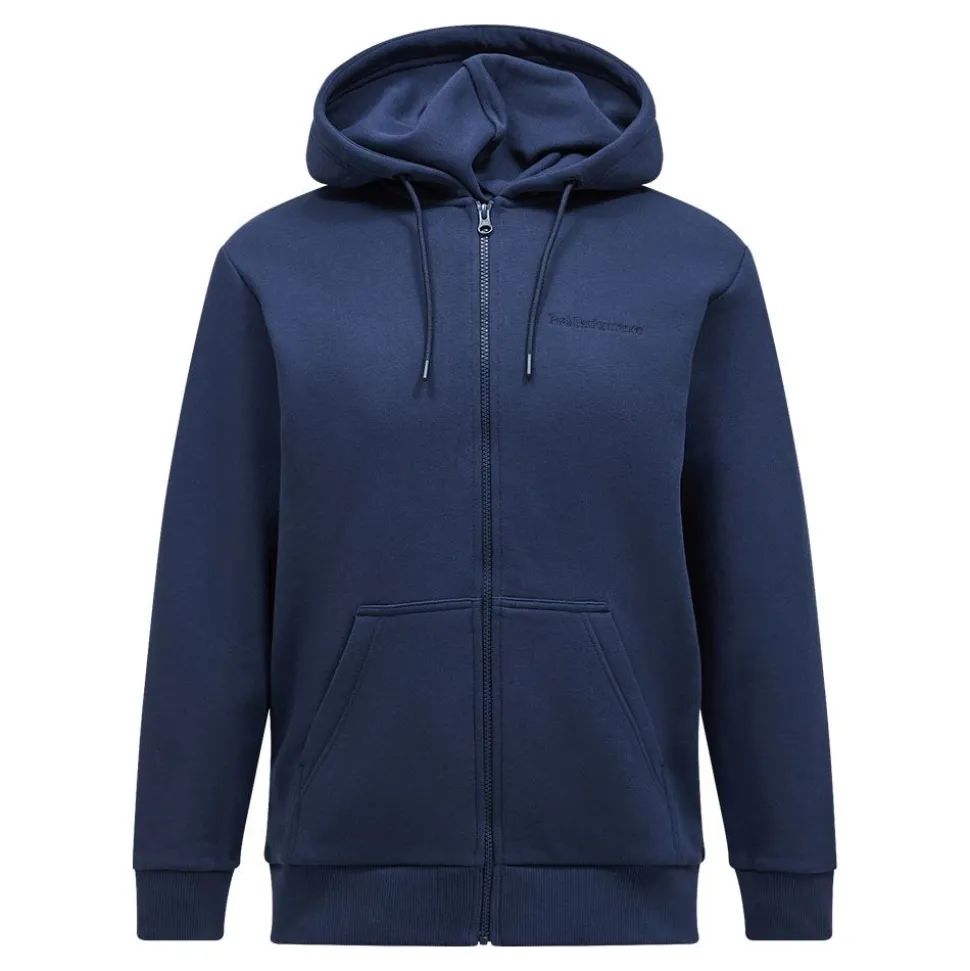 Original Small Logo Zip Hood Herr