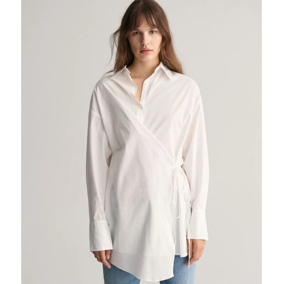 Oversized Wrap Shirt Dam