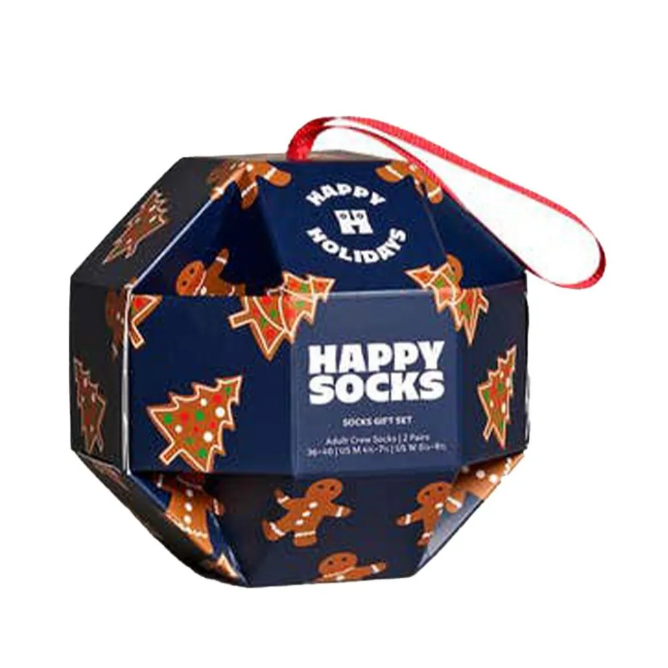 1-Pack Gingerbread Cookies Socks Gift Set