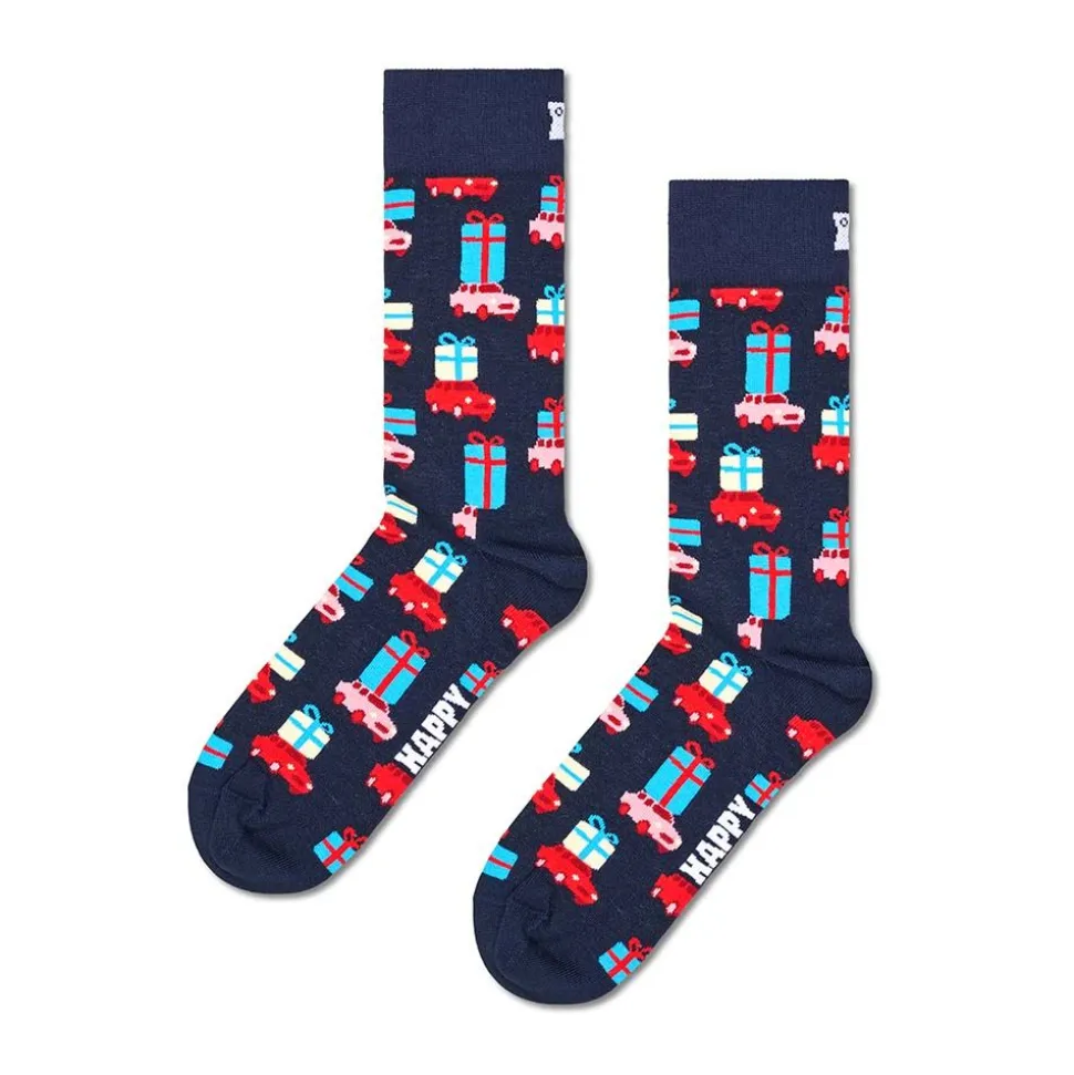 3-Pack Holiday Navy Socks Gift Set