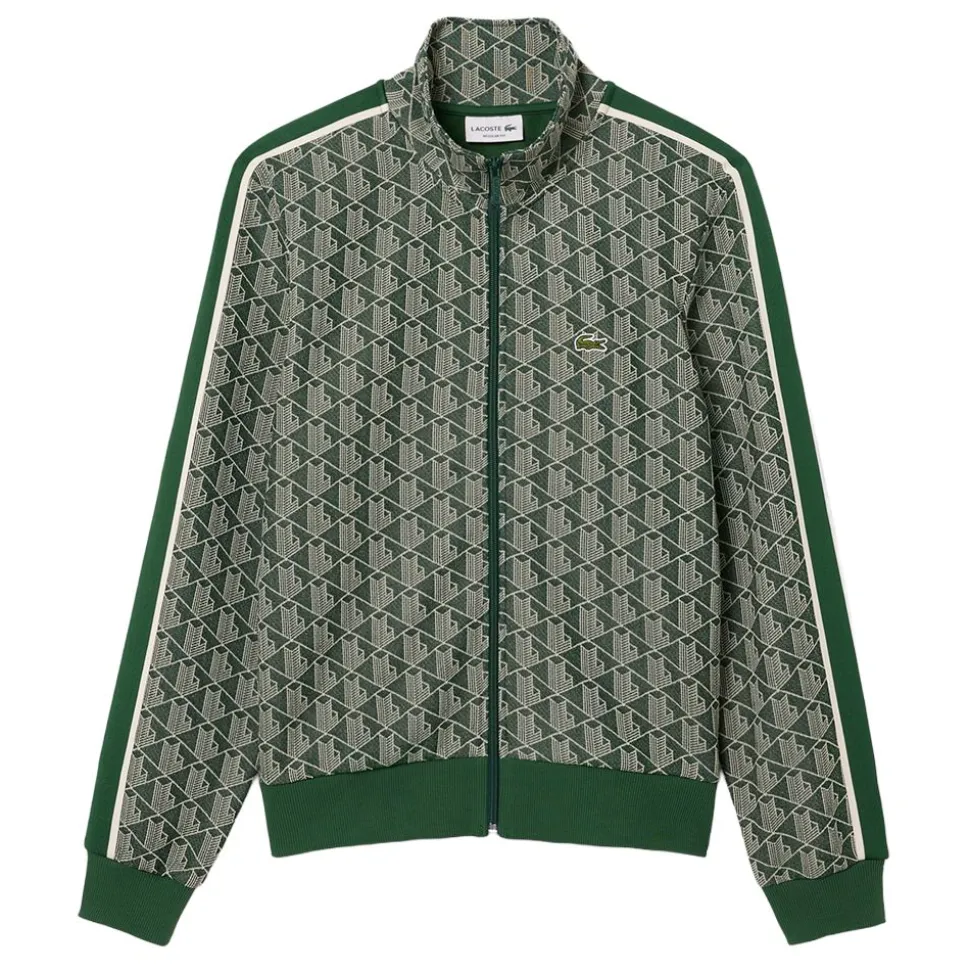 Paris Jacquard Monogram Zipped Sweatshirt herr