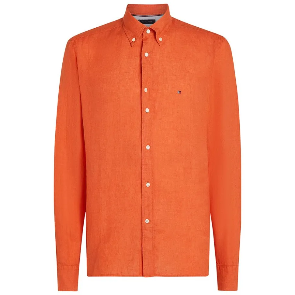 Pigment Dyed Linen Solid RF Shirt Herr