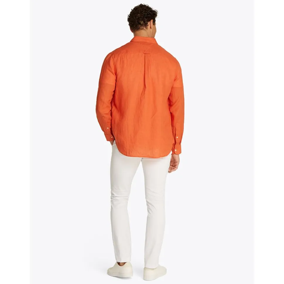 Pigment Dyed Linen Solid RF Shirt Herr