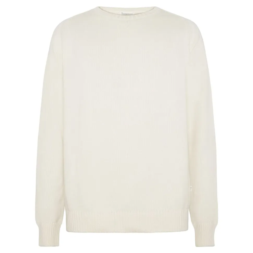 Plain knitted crew neck - GOTS/Vegan
