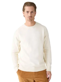 Plain knitted crew neck - GOTS/Vegan