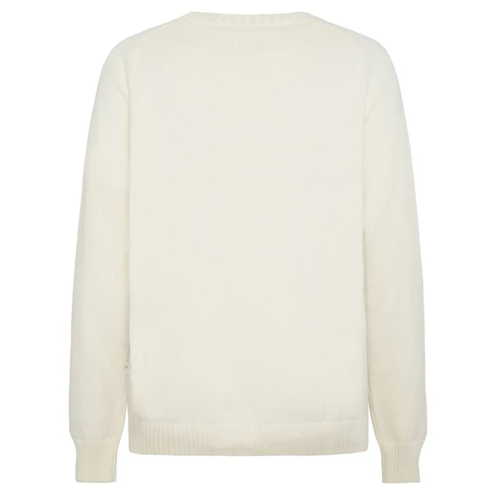 Plain knitted crew neck - GOTS/Vegan