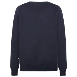 Plain knitted crew neck - GOTS/Vegan herr