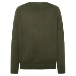 Plain knitted crew neck - GOTS/Vegan herr
