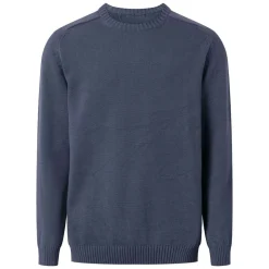 Plain Knitted Crew Neck Herr