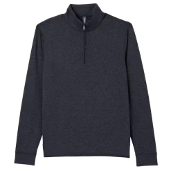 Ponto 1/2 Zip Mock Neck herr