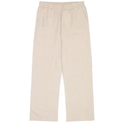 Posey Wide Mid-Rise Linen Pants Dam
