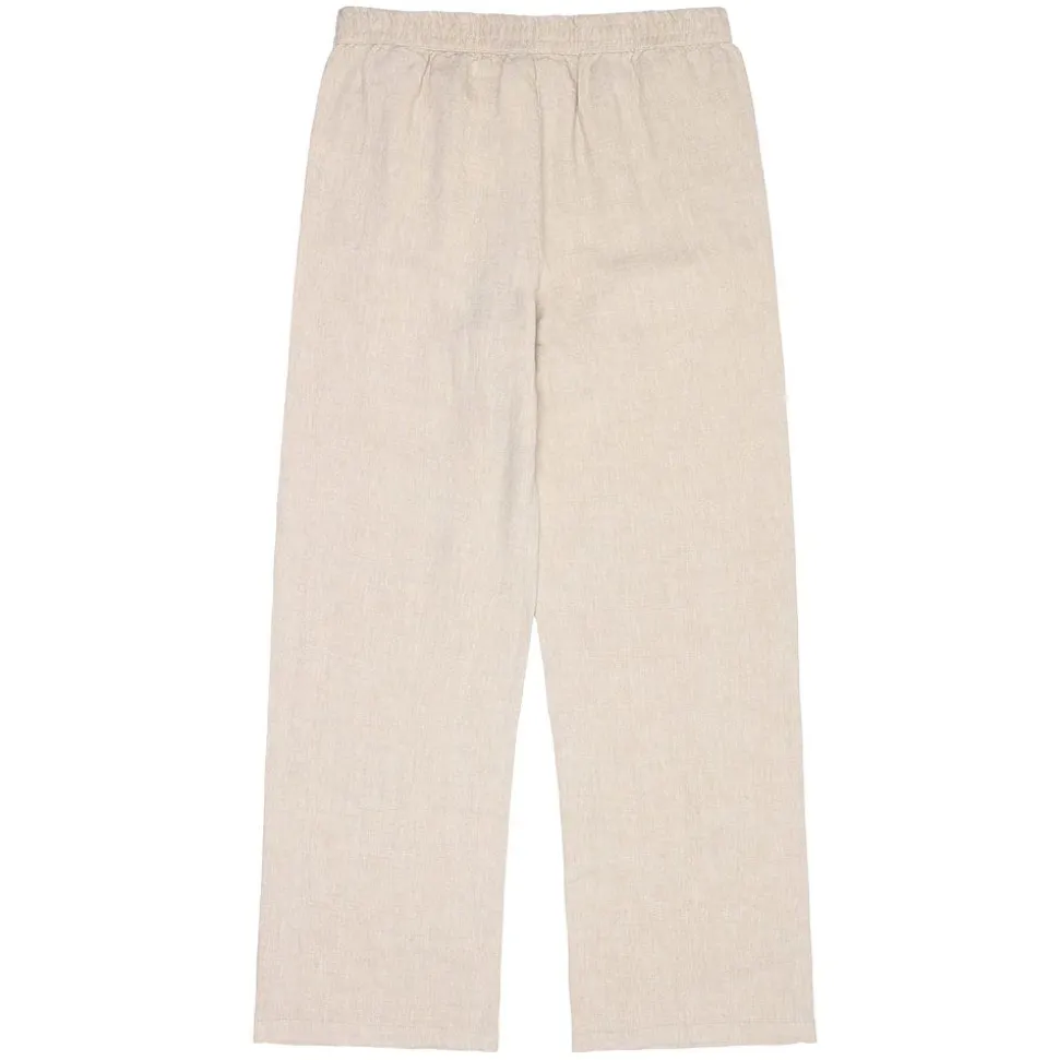 Posey Wide Mid-Rise Linen Pants Dam