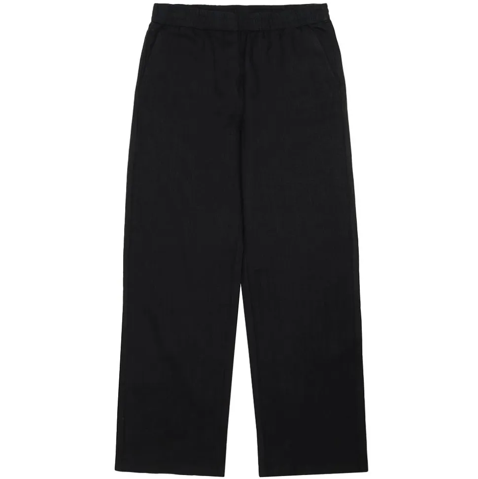 Posey Wide Mid-Rise Linen Pants Dam