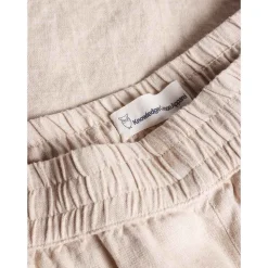 Posey Wide Mid-rise Linen Shorts Dam