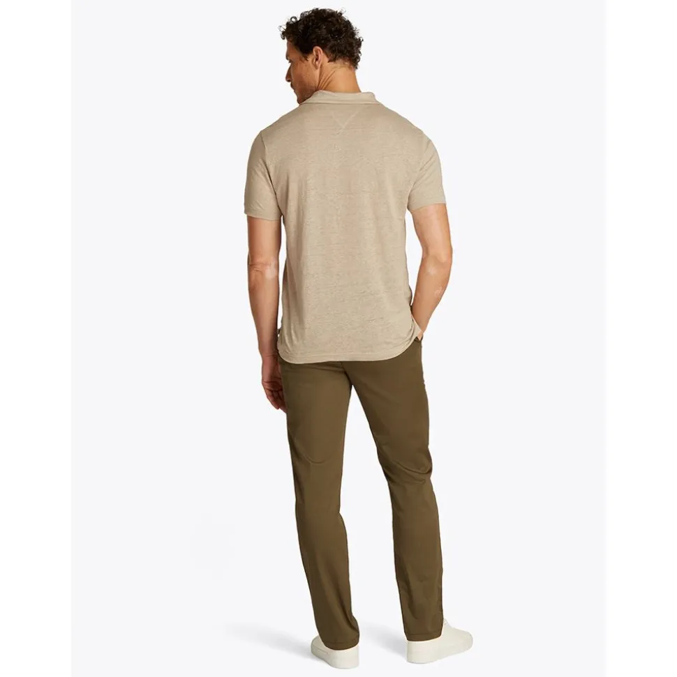 Pure Linen Regular Polo Herr