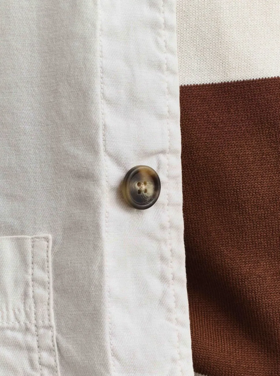 REG COTTON / LINEN OVERSHIRT HERR