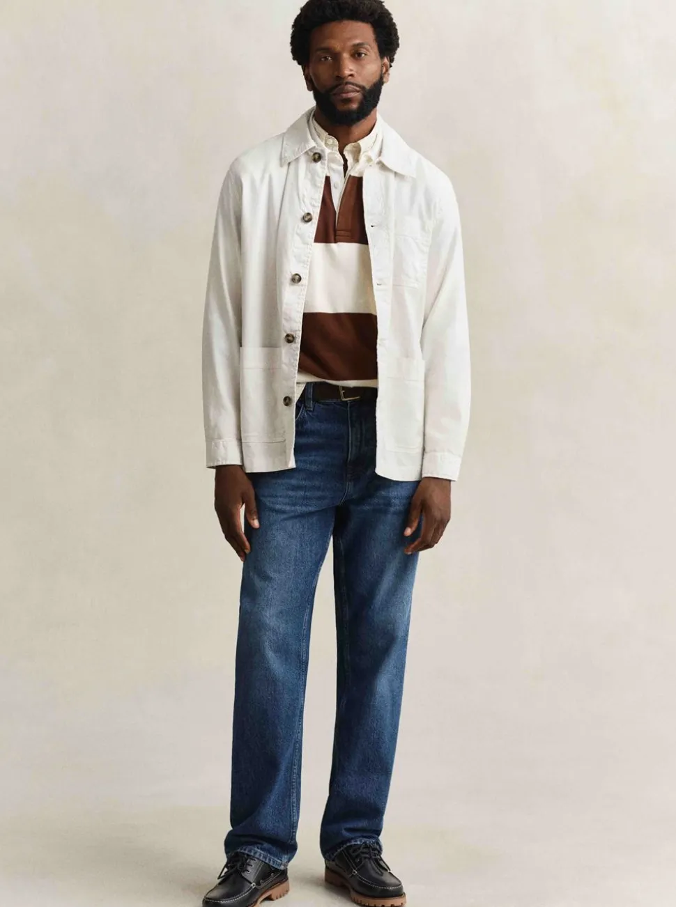REG COTTON / LINEN OVERSHIRT HERR