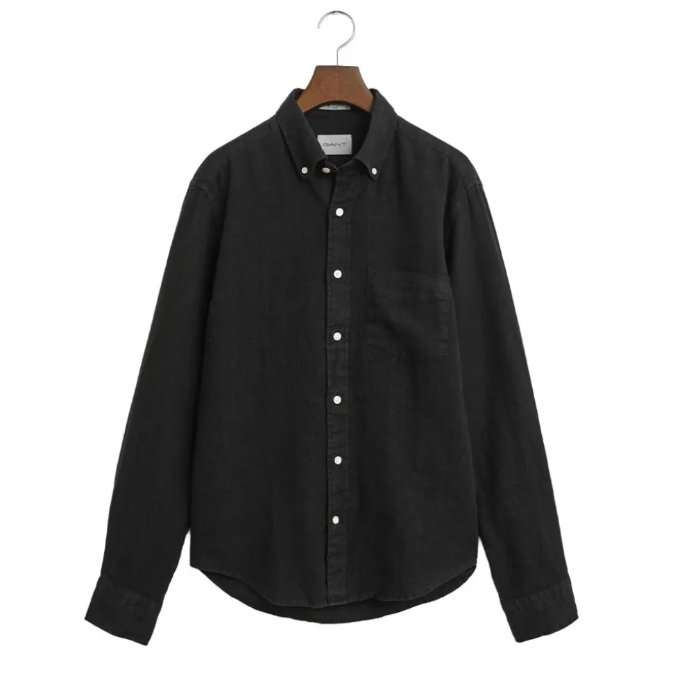 Reg Garment Dyed Linen Shirt Herr