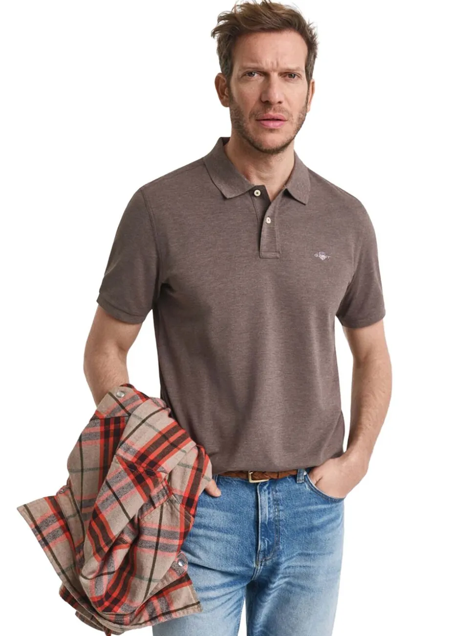 REG SHIELD SS PIQUE POLO herr