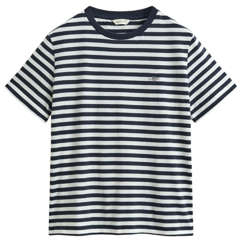 REG STRIPED SHIELD SS T-SHIRT DAM