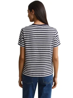 REG STRIPED SHIELD SS T-SHIRT DAM