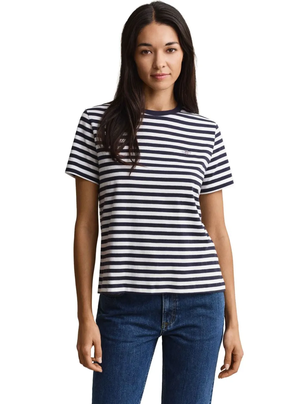 REG STRIPED SHIELD SS T-SHIRT DAM