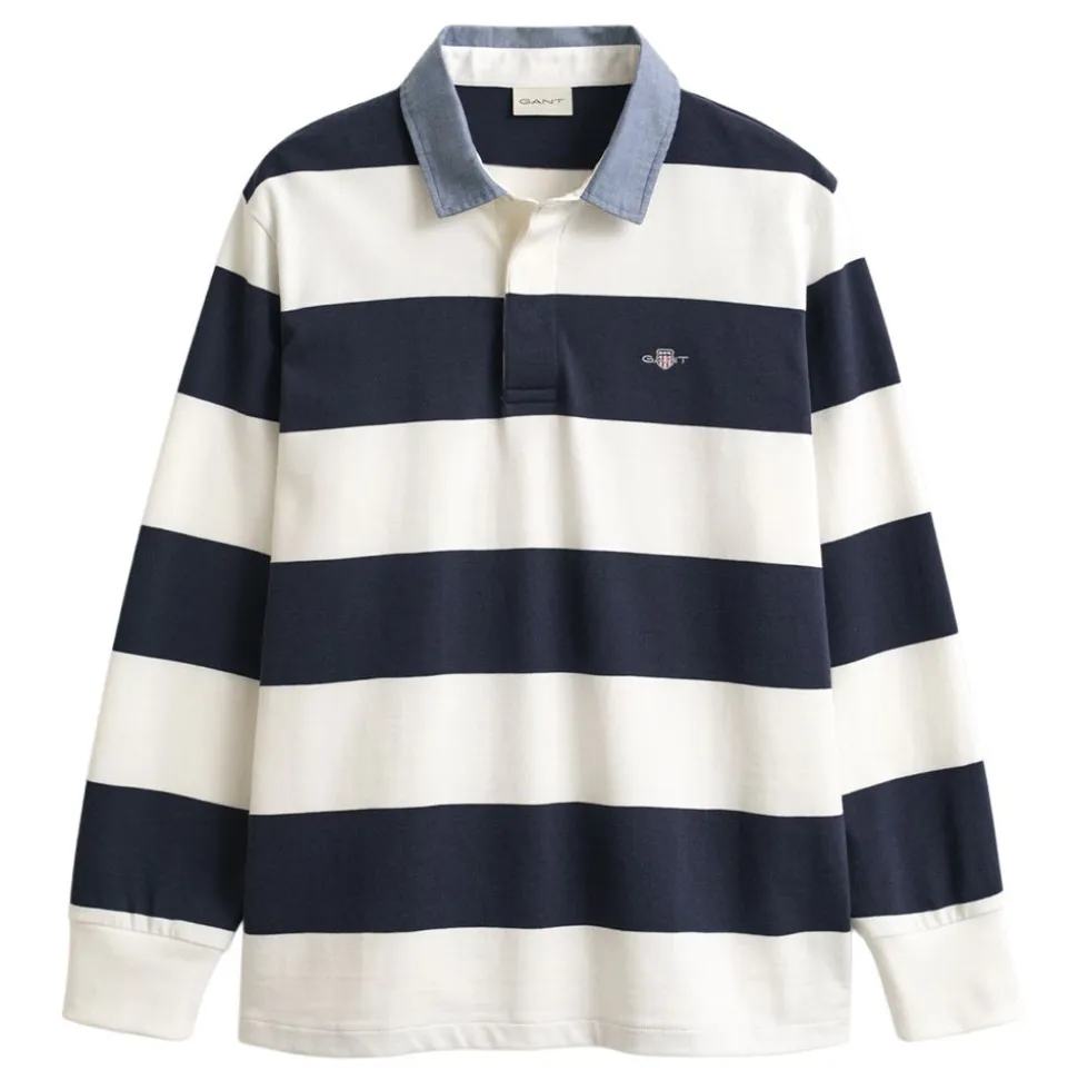 REGULAR CHAMBRAY STRIPE HEAVY RUGGER HERR