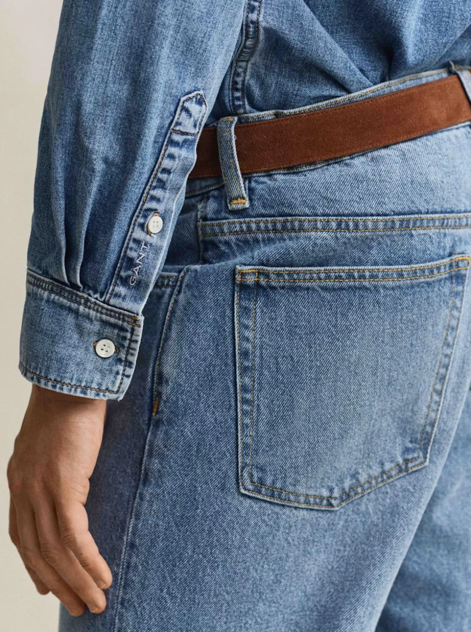 REGULAR DENIM SHIRT HERR