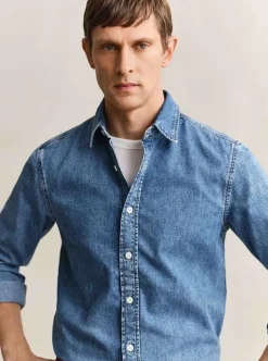REGULAR DENIM SHIRT HERR
