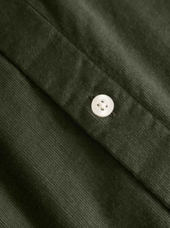 Regular fit corduroy shirt - GOTS/Vegan herr