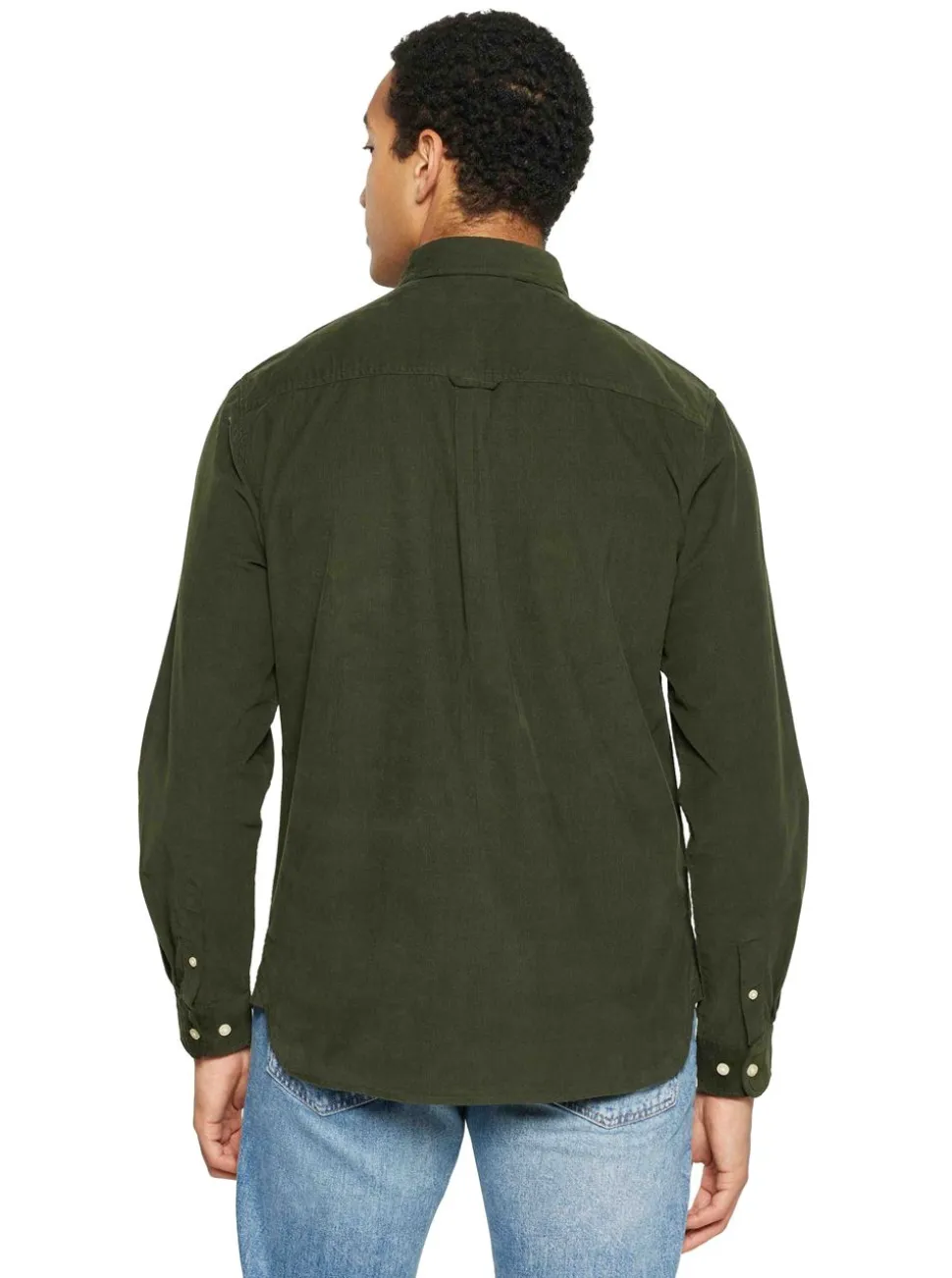 Regular fit corduroy shirt - GOTS/Vegan herr