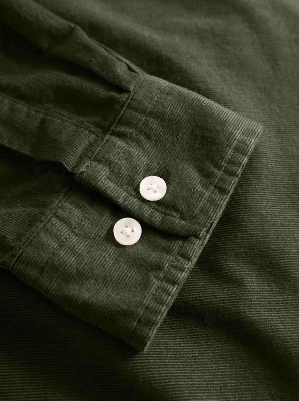 Regular fit corduroy shirt - GOTS/Vegan herr