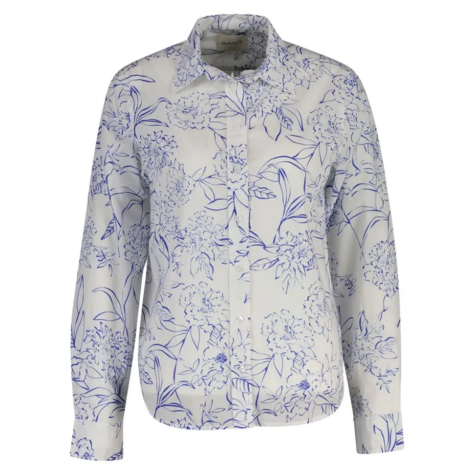 REGULAR FLORAL PRINT CTN VOILE SHIRT DAM