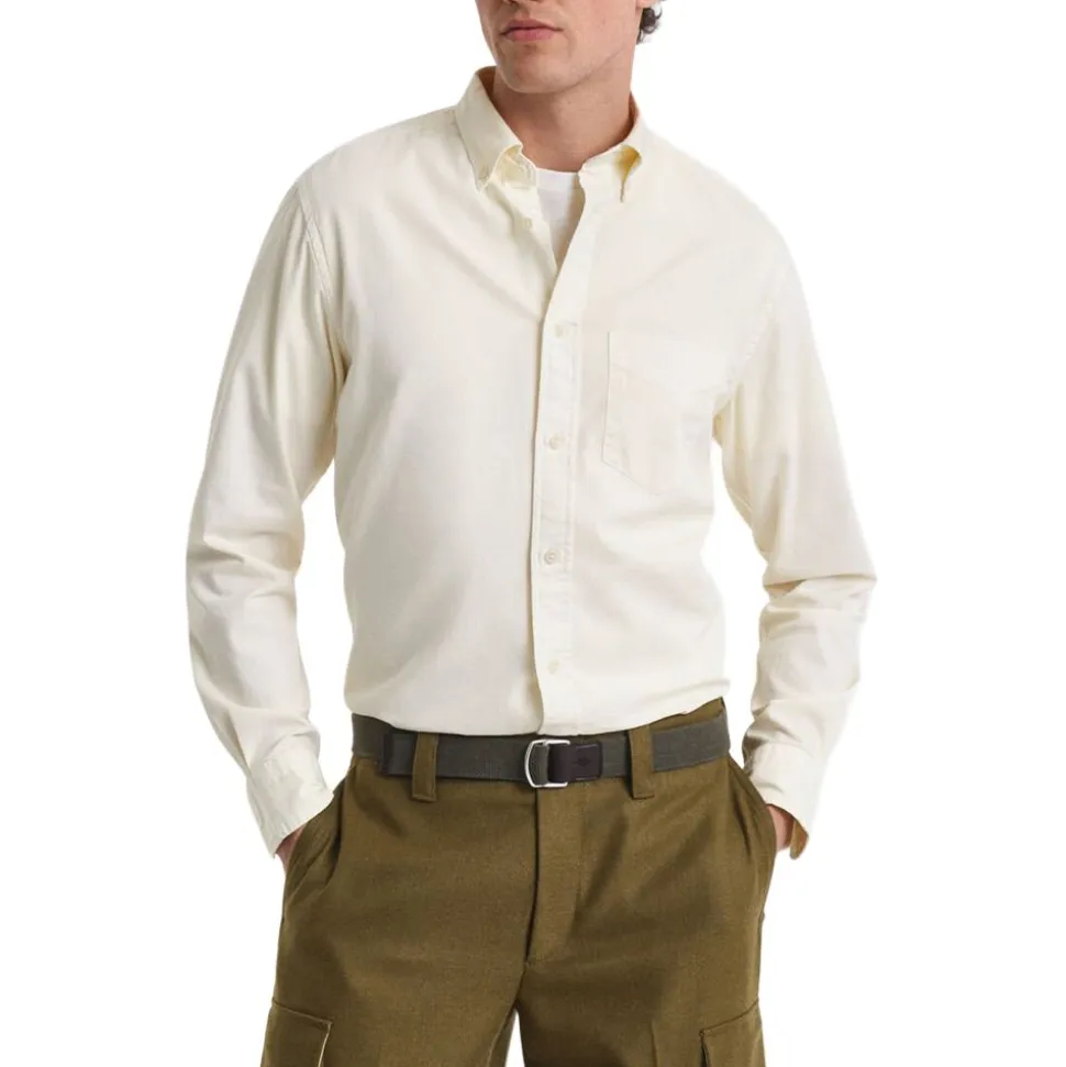 Regular Garment Dyed Twill Shirt Herr