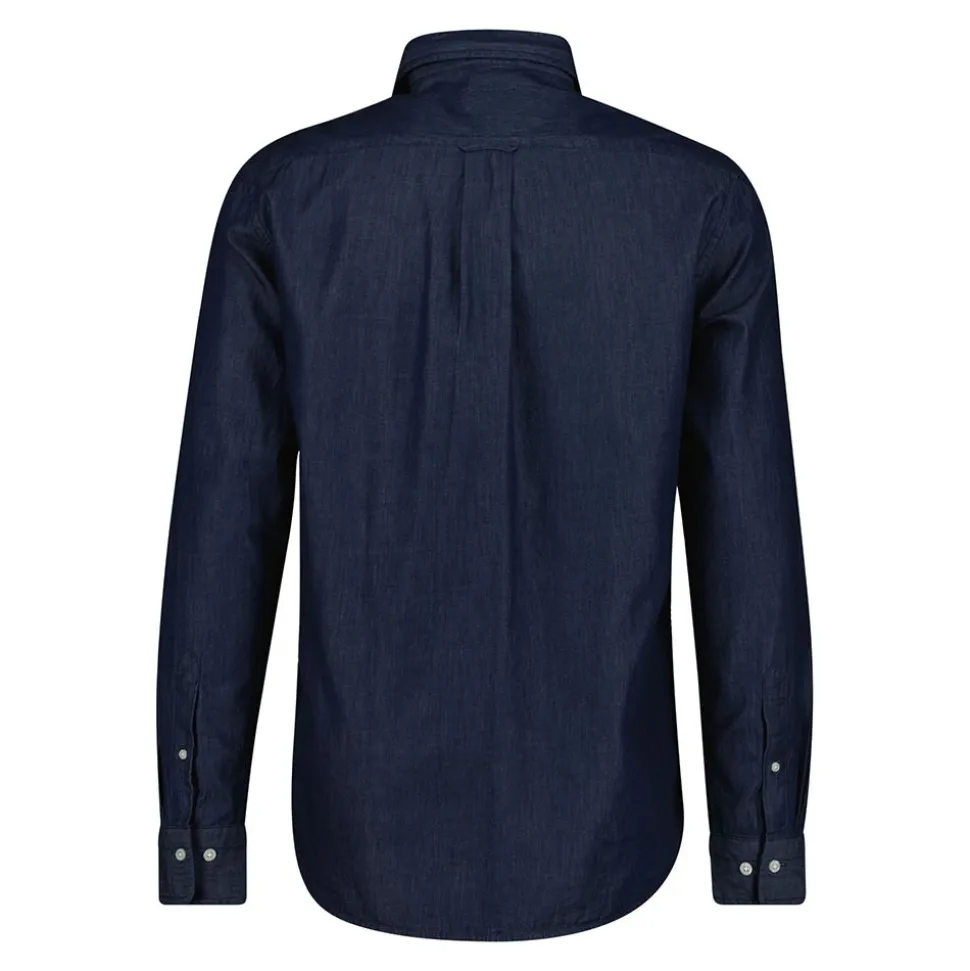 REGULAR INDIGO TWILL SHIRT HERR