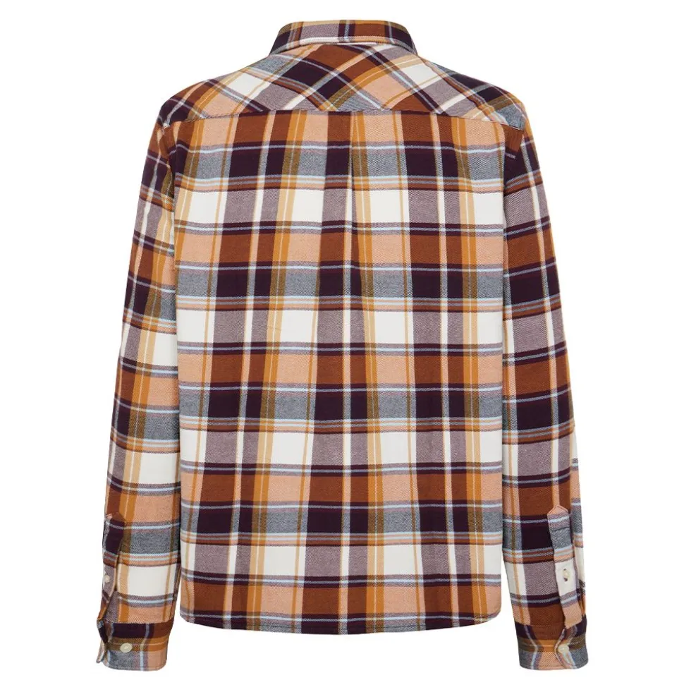 Regular light flannel checkered shirt - GOTS/Vegan