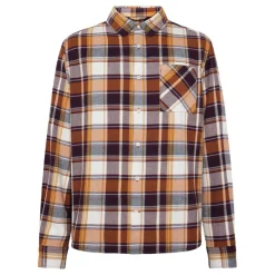 Regular light flannel checkered shirt - GOTS/Vegan