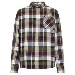 Regular light flannel checkered shirt - GOTS/Vegan