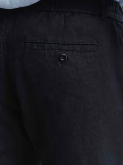 REGULAR LINEN DS PANTS HERR