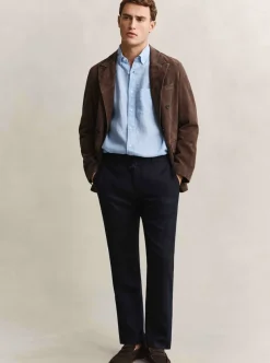 REGULAR LINEN DS PANTS HERR