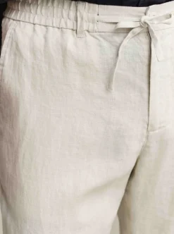 REGULAR LINEN DS PANTS HERR